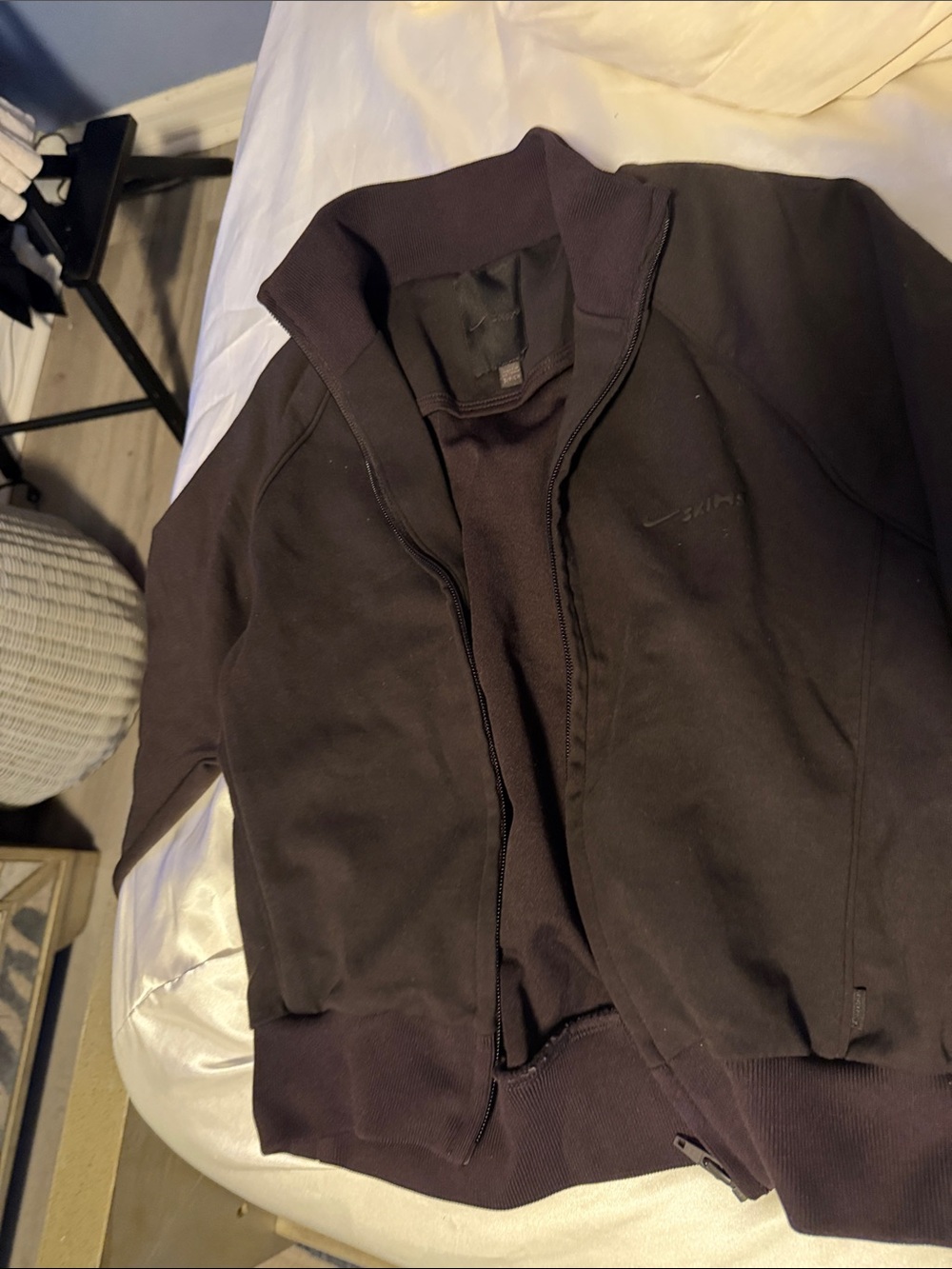 SKIMS Women's Black Bomber Jacket